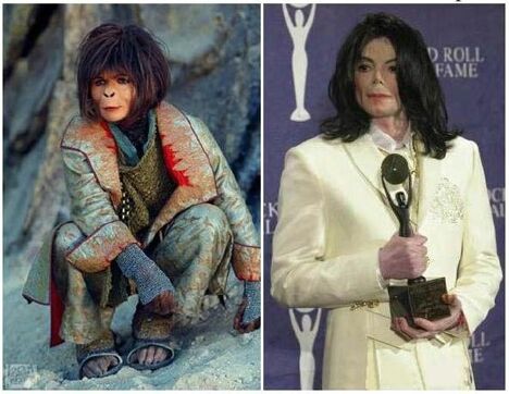 Michael Jackson's Far Away Relative? - Funny Pictures and Images