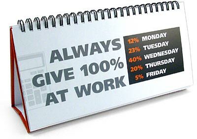Give Your 100% At Work - Funny Pictures and Images