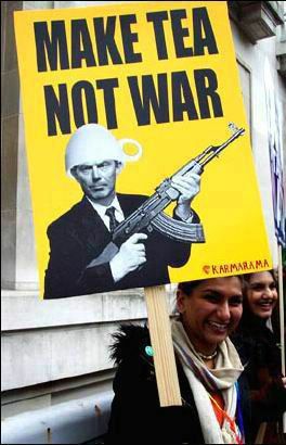 Tea not war - Funny Pictures and Images