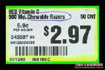 Chewable razors - Funny Pictures and Images