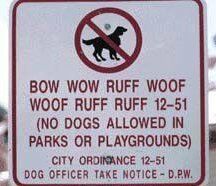 A Ruff Warning - Funny Pictures and Images