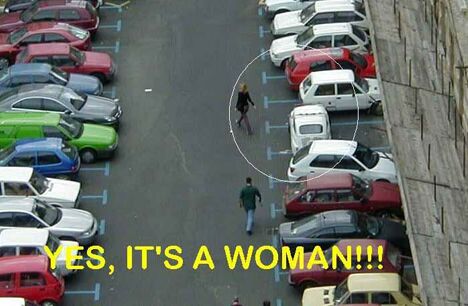 It's a woman - Funny Pictures and Images