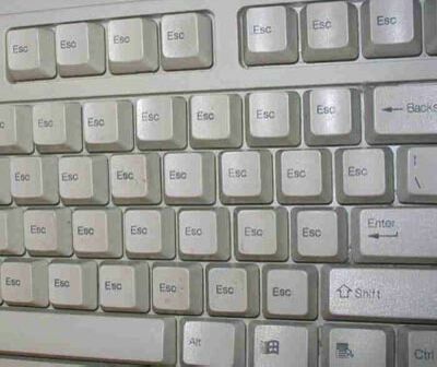 Where's the escape key? - Funny Pictures and Images