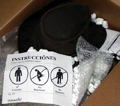 Incorrect ways to use a hat - Funny Pictures and Images