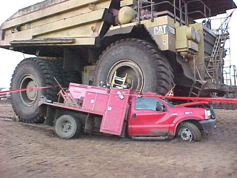 Vehicle Being Crushed - Funny Pictures and Images