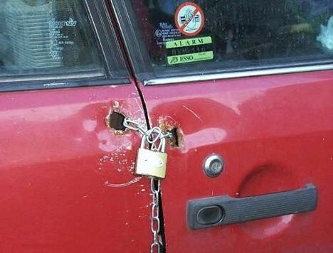 A secure lock - Funny Pictures and Images