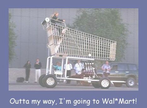A giant cart-mobile - Funny Pictures and Images