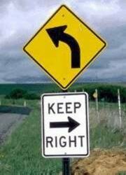 Which way is the right way? - Funny Pictures and Images
