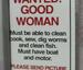 Wanted: Good Women - Funny Pictures